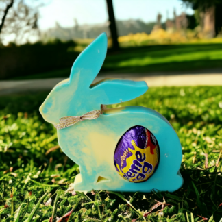 Easter bunny - resin- creme egg - children - gift