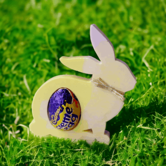 Easter bunny - resin- creme egg - children - gift