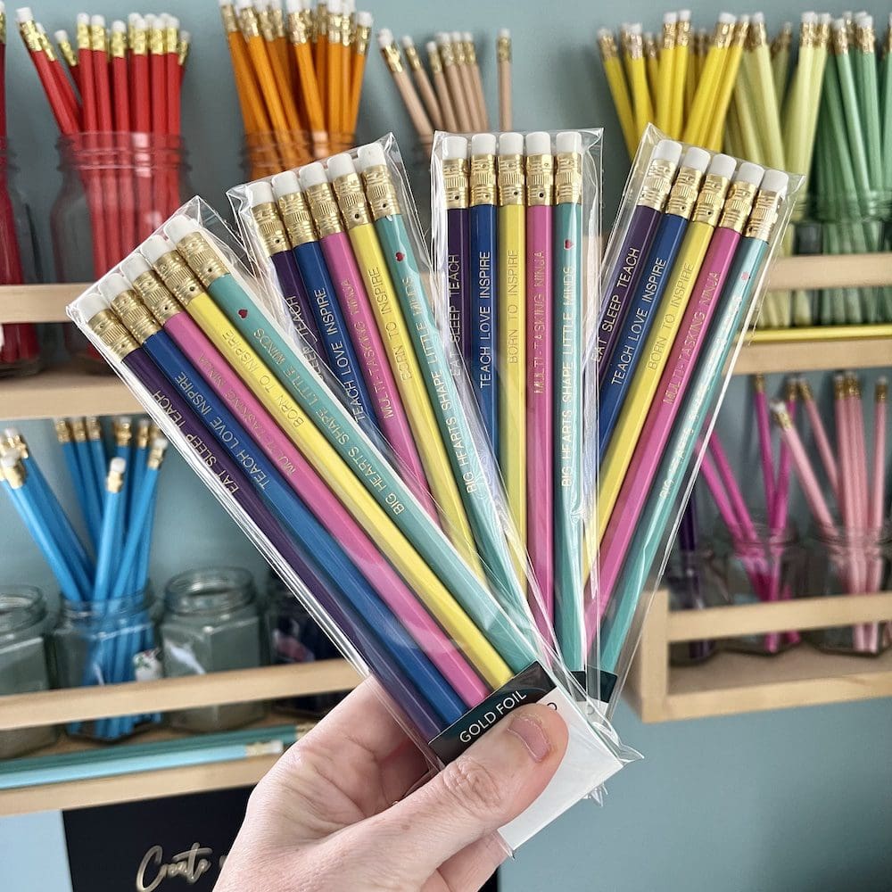 Wedding Themed Pencils, Something Old, New, Borrowed, Blue, Bride to Be, Future Mrs, Engagement Gift - Image 3