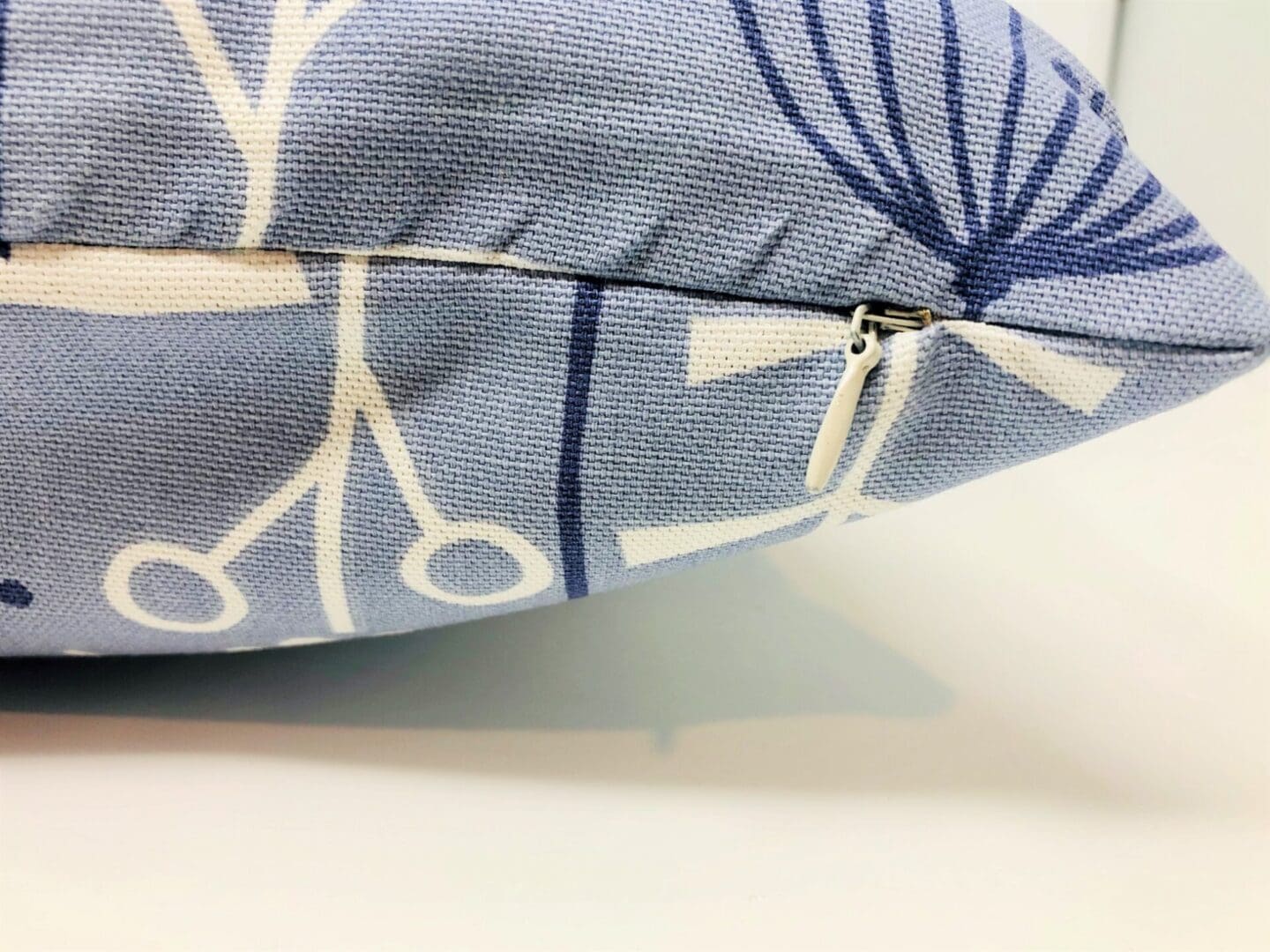 Blue Scandi Flower Cushion Cover, Scandinavian Decor - Image 7