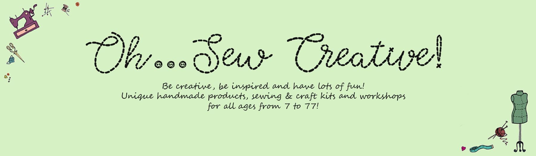 Oh Sew Creative shop logo