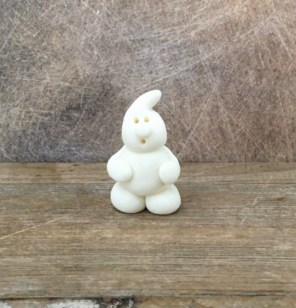 Glow in the Dark Ghost unique gift clay figure stocking filler birthday gift halloween boys birthday - Image 2