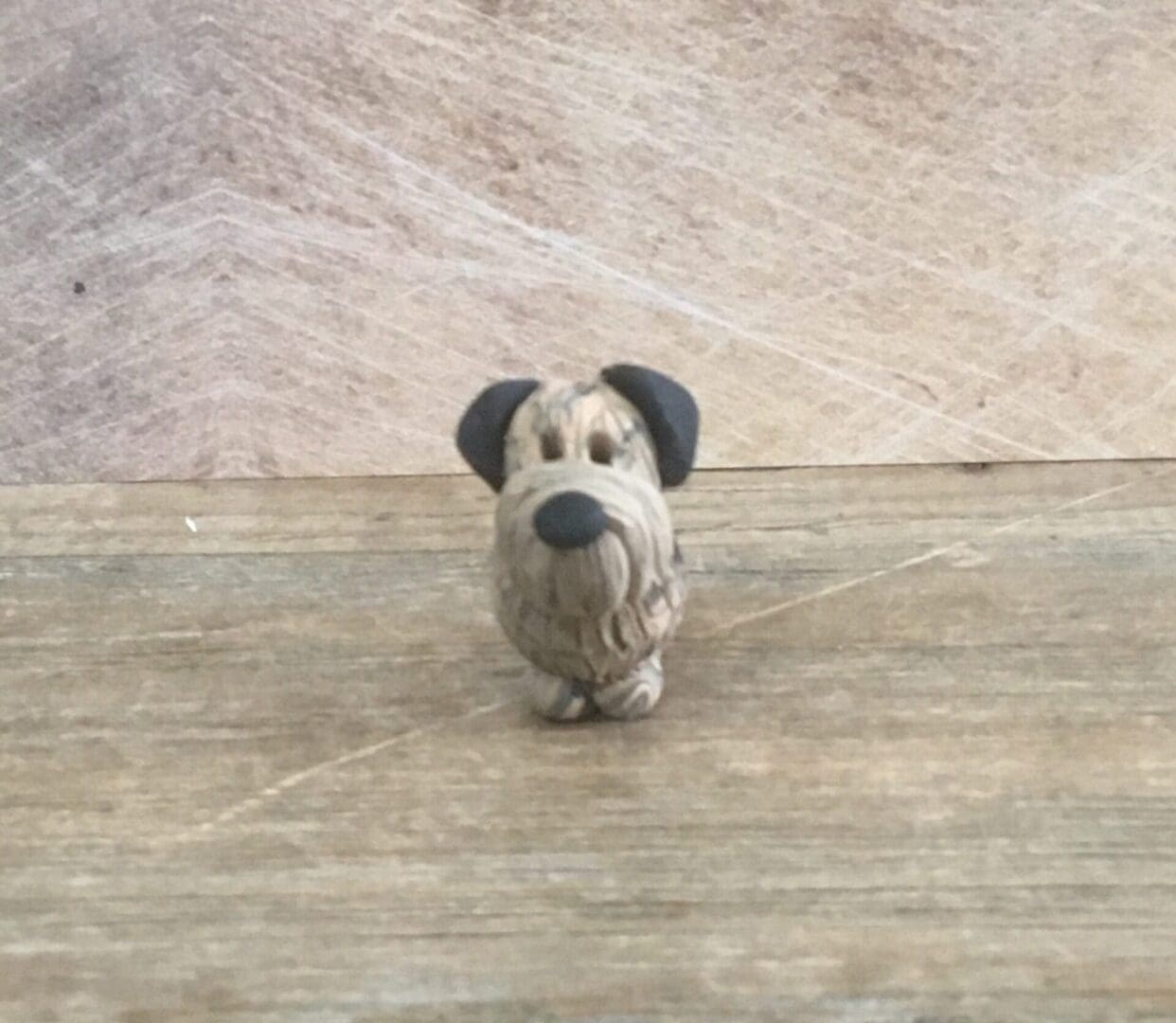 Border terrier handmade clay figure - Image 4