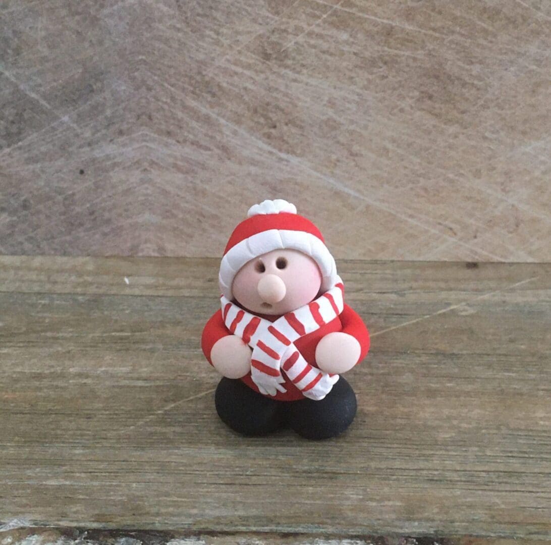 Football supporter clay figure Father’s Day birthday dad gift