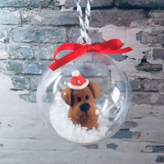 Labrador bauble dog Christmas baubles tree decorations