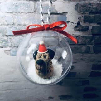 Border terrier bauble dog bauble Christmas decorations