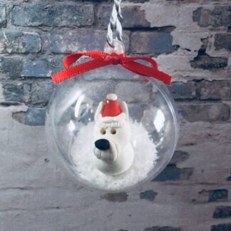 Westie Scottie bauble west highland terrier Christmas decoration