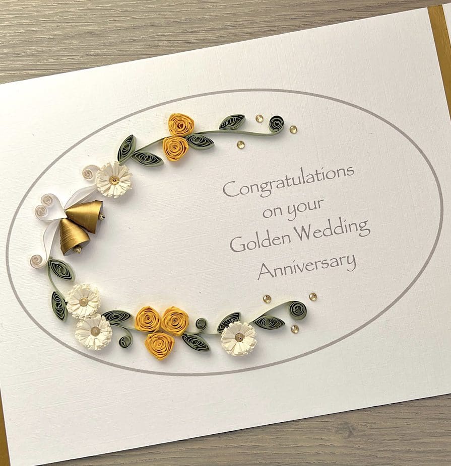50th-golden-wedding-anniversary-card-quilled-handmade