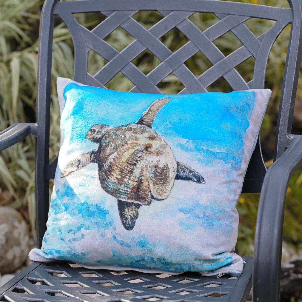 Velvet Turtle Cushion Cover - Image 2