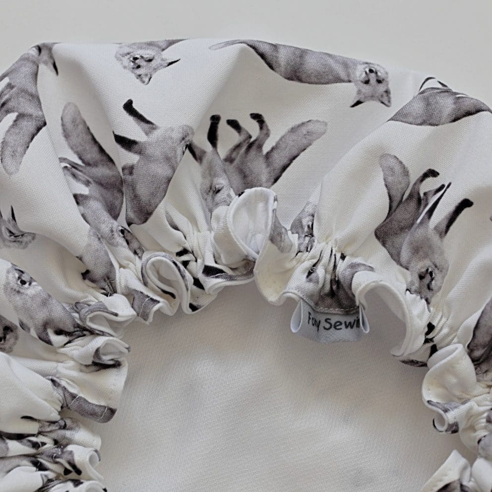 Grey Fox Luxury Shower Cap - Image 2