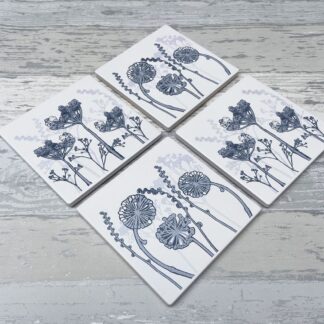 Cow Parsley and Seed head Coasters