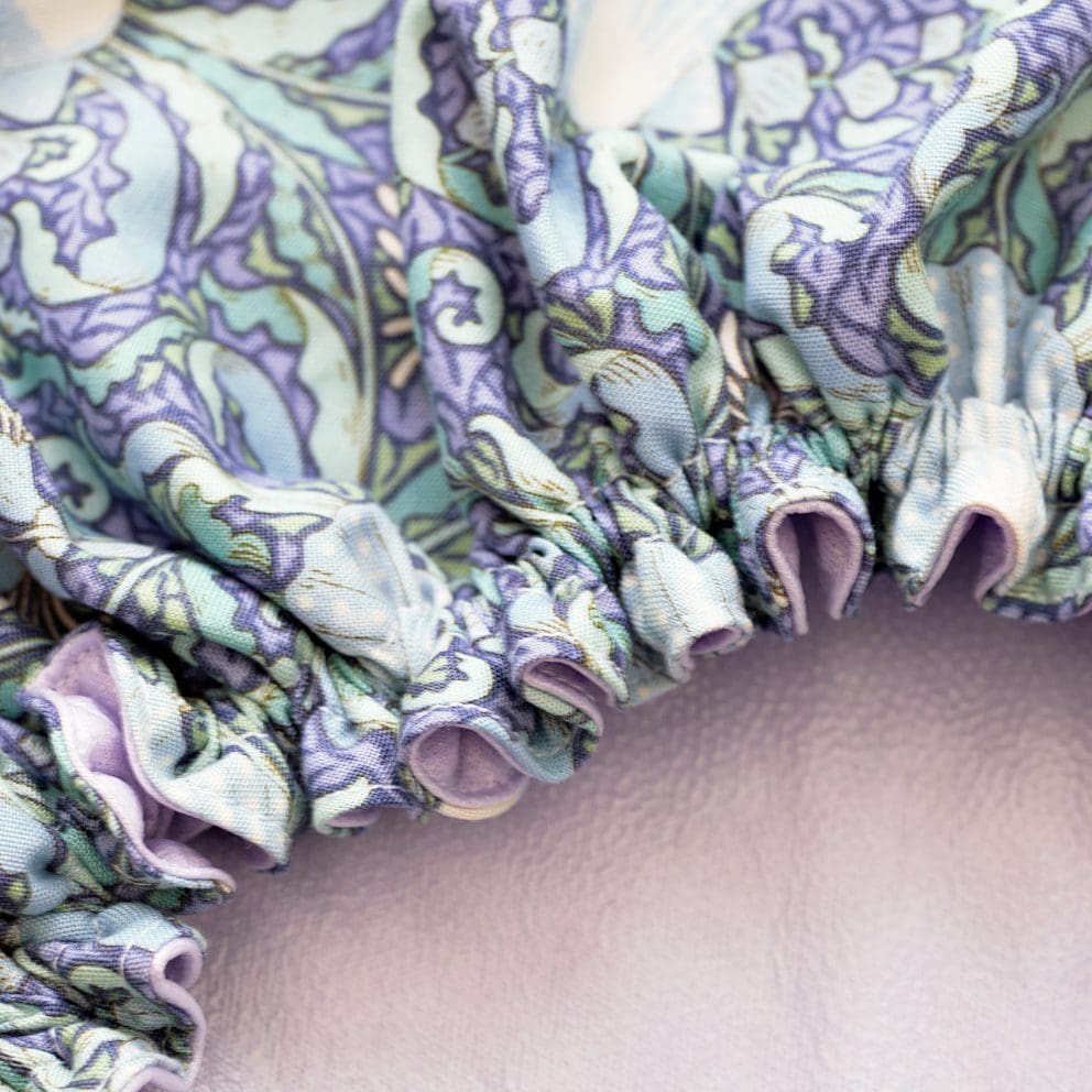 Scallop Shell Print Luxury Shower Cap - Image 3