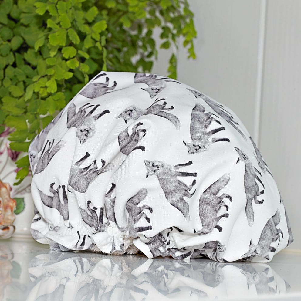 Grey Fox Luxury Shower Cap