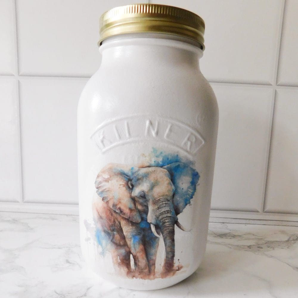 Elephant Storage Jar