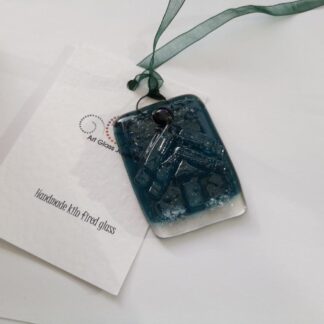 Fused glass Christmas decoration