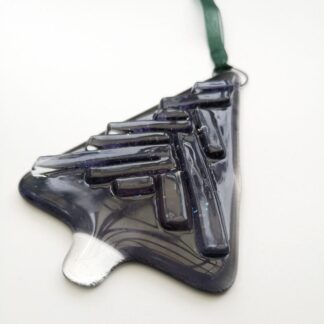 Glass Christmas tree decoration