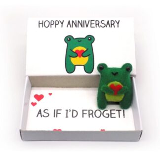 Funny frog anniversary gift