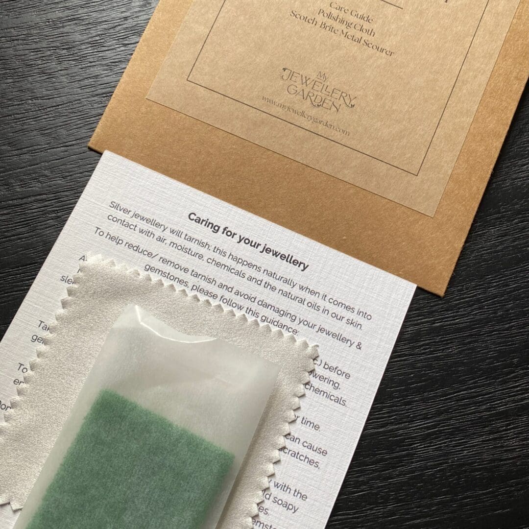 My Jewellery Garden Complimentary Jewellery Care Kit