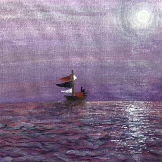 Sailing home painting