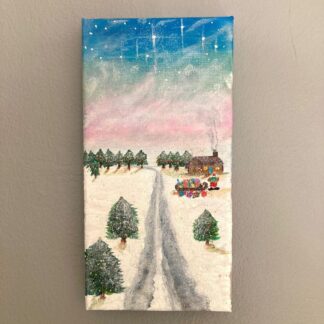 Father Christmas painting stage one