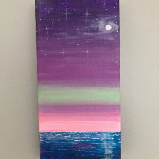 Moon and sea painting no 1