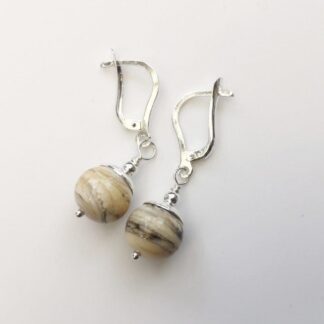 Stone earrings