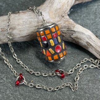 orange lantern pendant