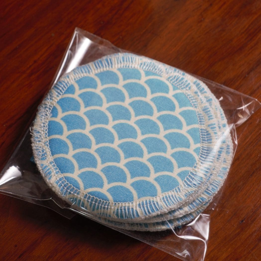 Blue Hair Scrunchie and Reusable Make Up Wipes Letterbox Gift Box Set - Image 3
