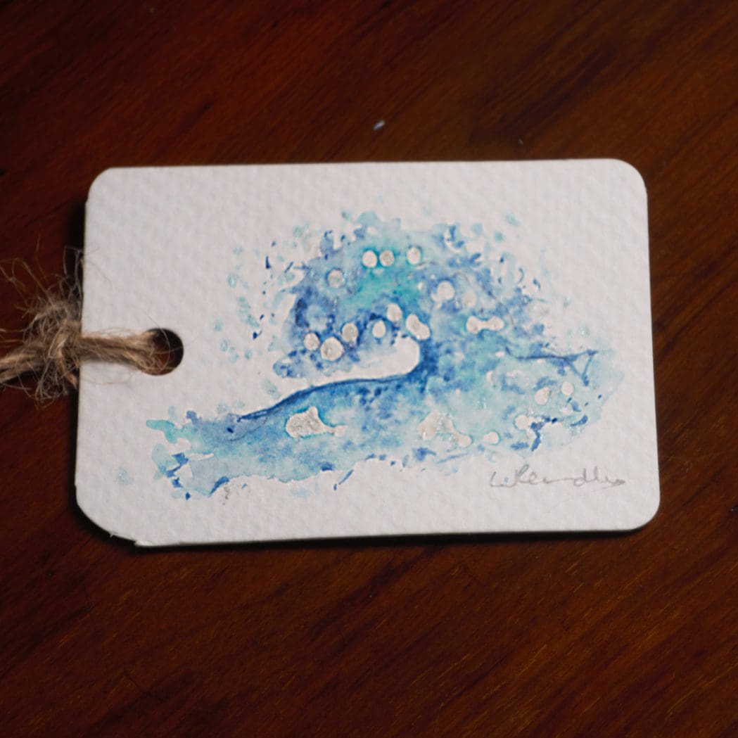Blue Hair Scrunchie and Reusable Make Up Wipes Letterbox Gift Box Set - Image 5
