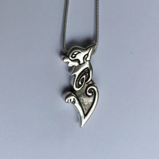 Silver Cat Pendant