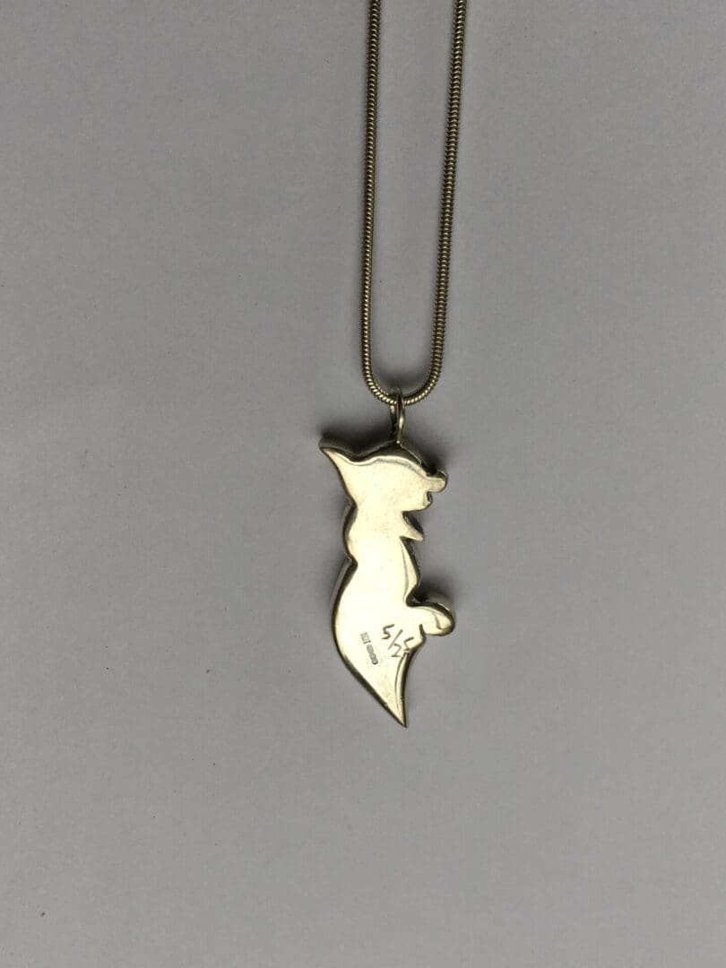 Silver Cat Pendant - Image 4