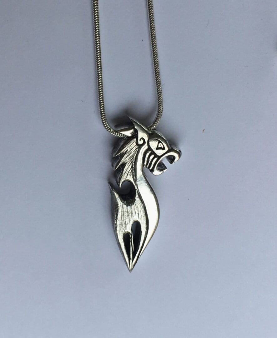 Wild Beast Solid Silver Pendant, Ltd Ed.