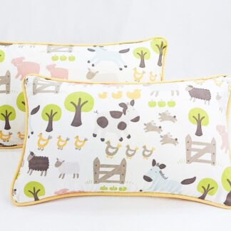 Farmyard Animals Nursery Cushion Cover, Sheep, Cows, Pigs, Chickens, John Lewis Fabric