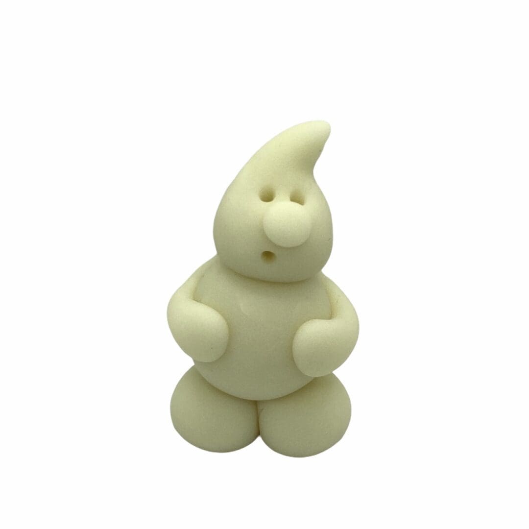glow in the dark ghost clay figure