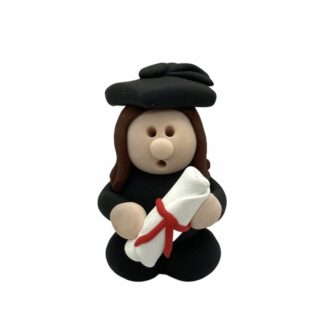 graduation clay figure