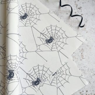 Spider gift wrap, spooky themed Set of 3 x A3 wrapping paper