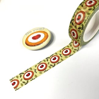 Bakewell paper tape, 15mm width, 10m length, cherry bakewell