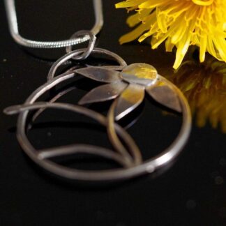 Silver Flower Pendant