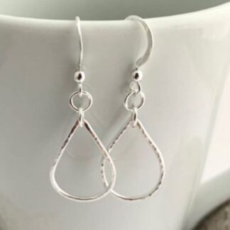 925 Sterling Silver Tear Drop Dangle Earrings