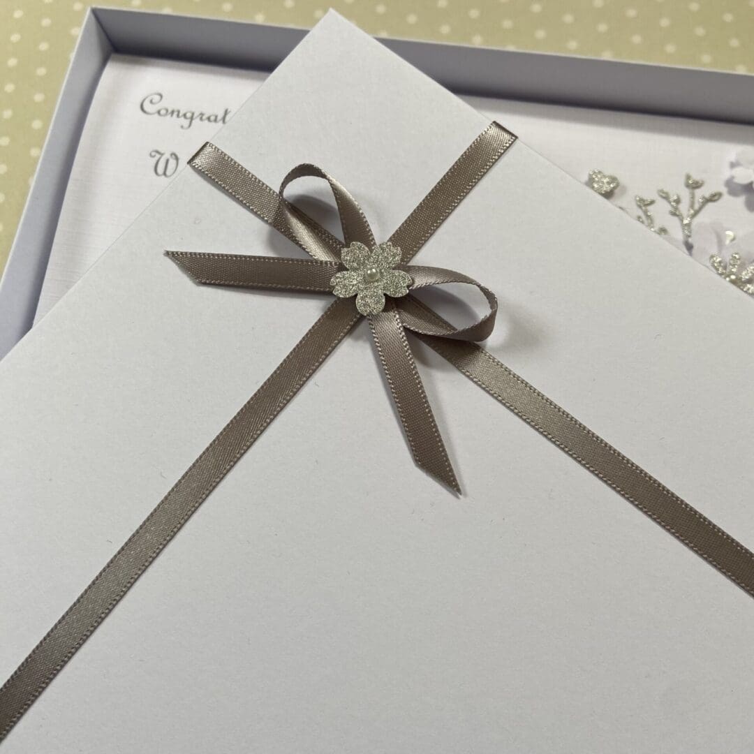 Personalised Handmade Wedding Day Card Gift Boxed Keepsake Engagement Anniversary - Image 5