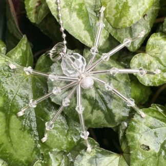 glass spider sun catcher