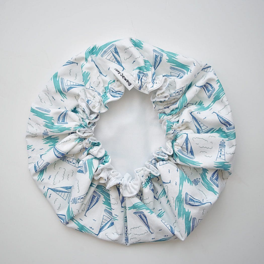 Sailing Boat Luxury Shower Cap - Image 3