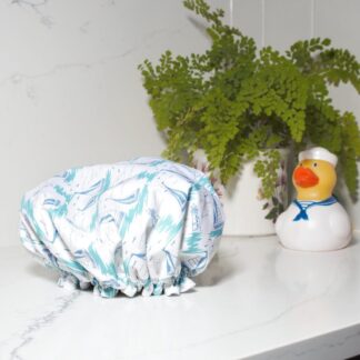 Sailing Boat Luxury Shower Cap