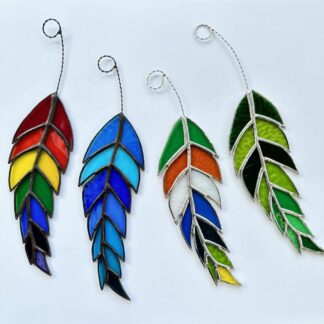 Feather - Stained Glass Suncatcher