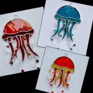 Jelly Fish - Stained Glass Suncatcher