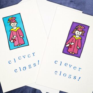Handcrafted graduation congratulations greetings cards painted on silk