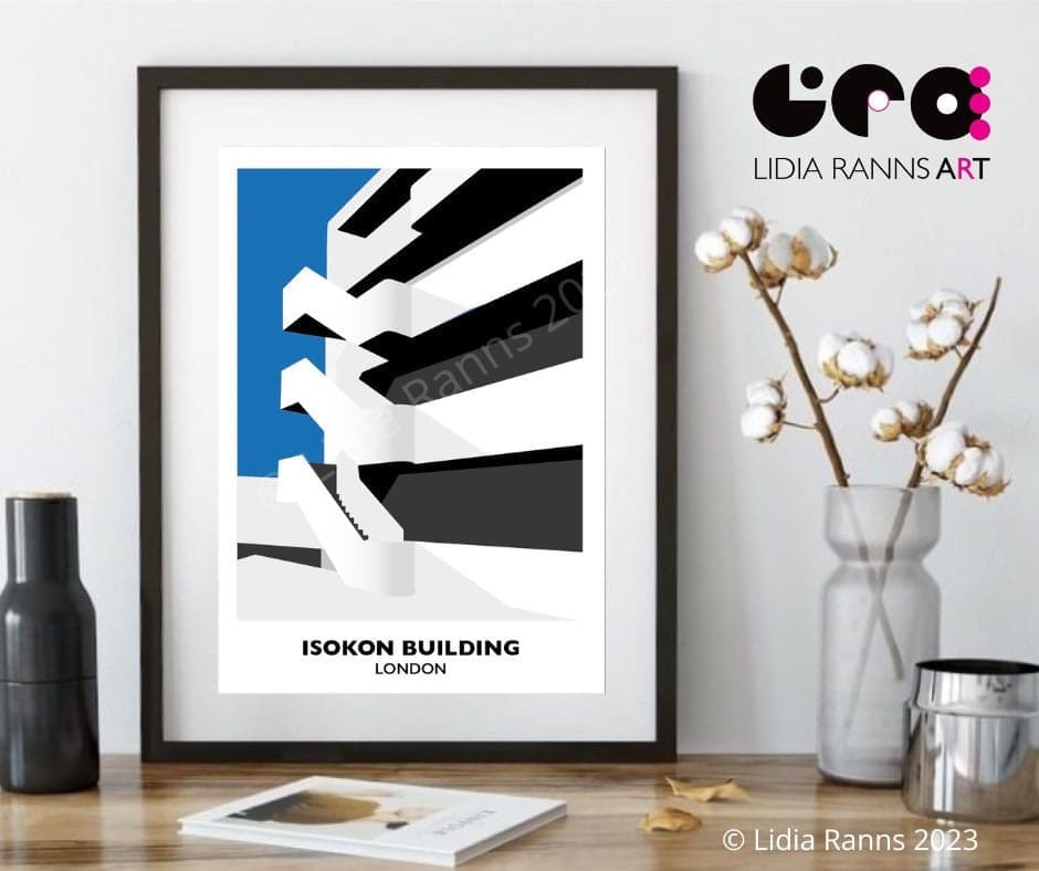 Isokon Building. Lawn Road Flats. Bauhaus. Art Deco. Modernism. Hampstead. Belsize Park. North London - Signed Print By Lidia Ranns