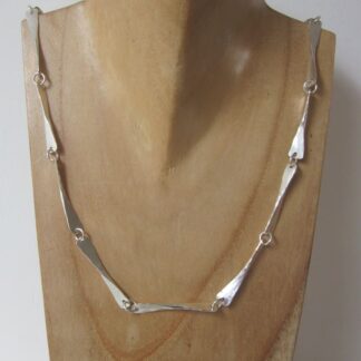 silver necklace