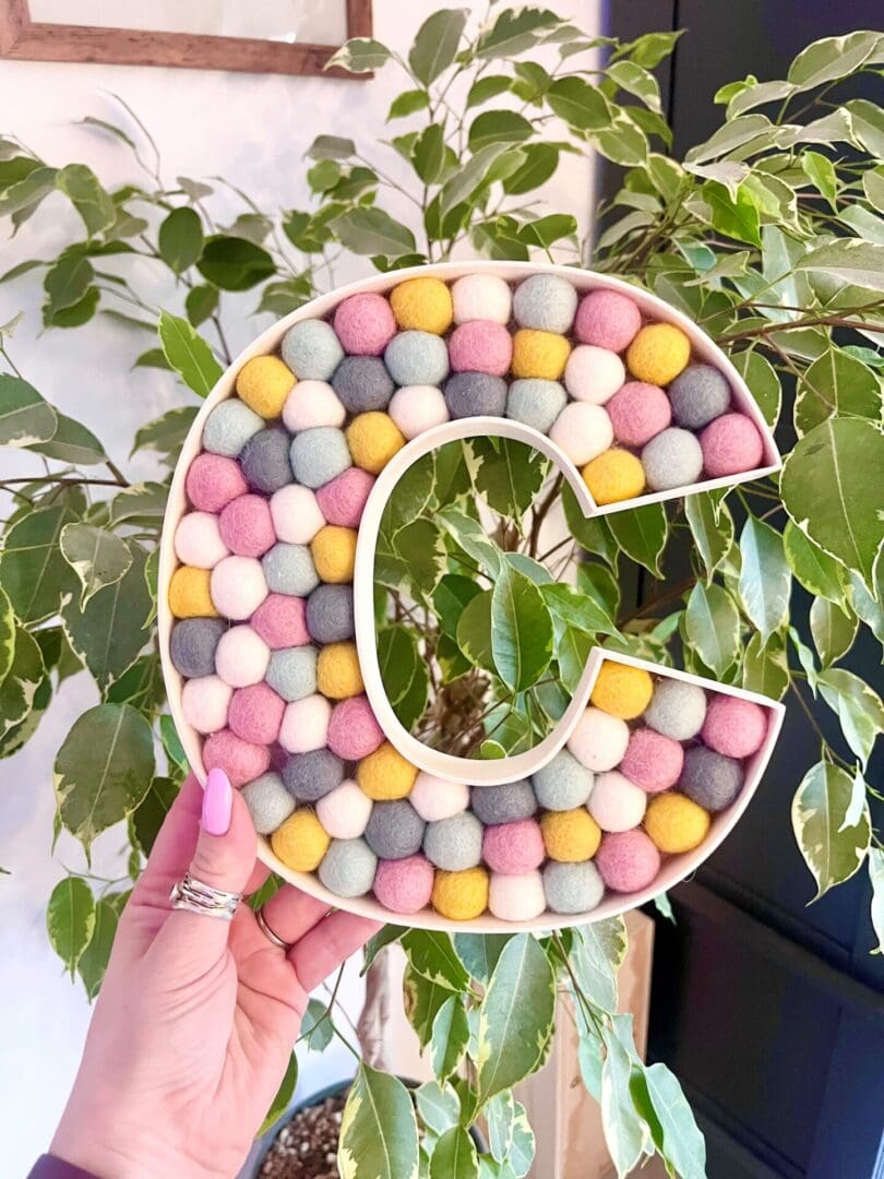 Pompom Initials