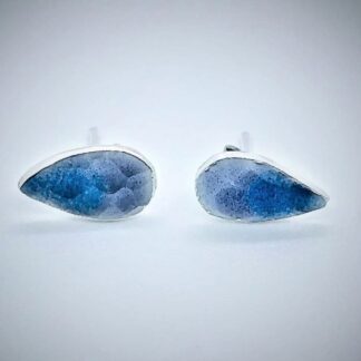 Enamel Teardrop Studs.